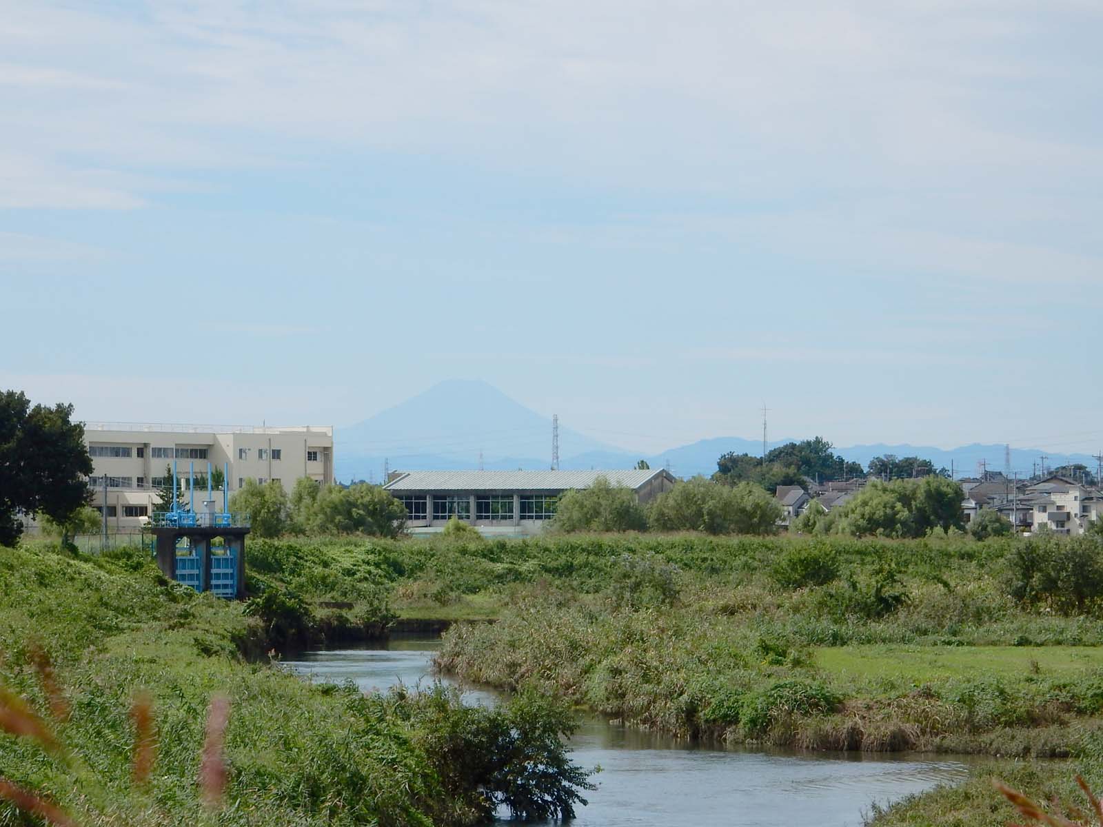 この秋はじめての、富士山