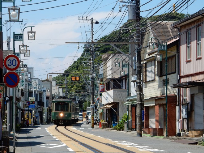 江ノ電に乗ってお寺へGO